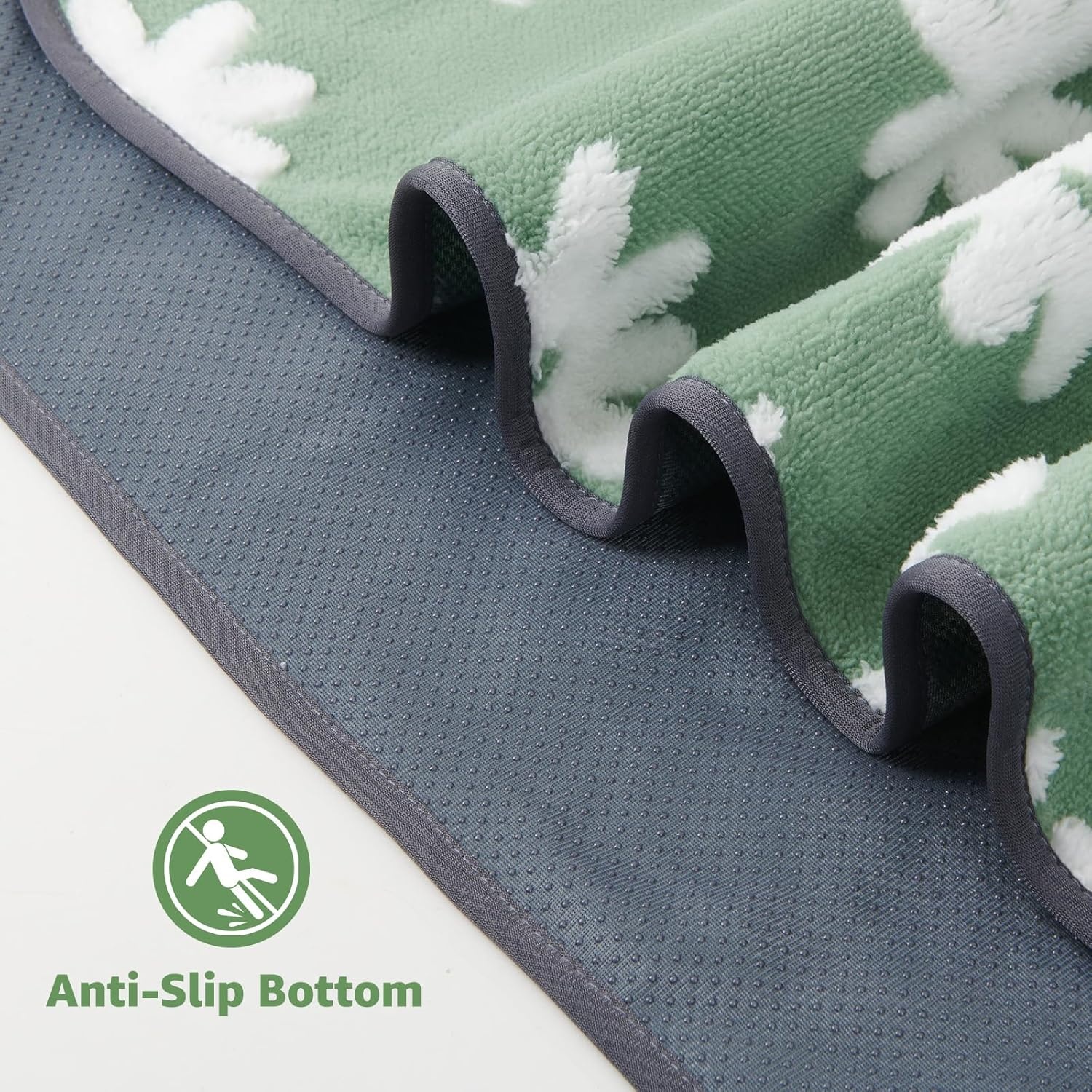 image:imageLOOBANI Washable Pee Pads for Dogs 2 Pack Super Absorbent Reusable Puppy Pads Leakproof and Waterproof Dog Training Pads Whelping Pads for Potty Floor Crate Couch Bed and Travel 18x24Green Daisy