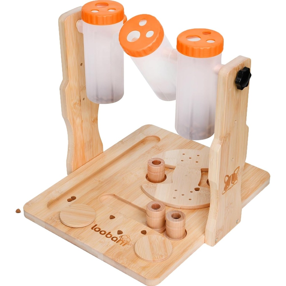 image:imageLOOBANI Dog Puzzle Toys Slow Feeders Interactive Dog Treat Dispenser Small Large Pets