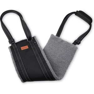 image:imageLOOBANI Portable Dog Sling for Back Legs Hip Support Harness to Help Lift Dogs Rear for Canine Aid and Old K9 Cruciate Ligament RehabilitationGreyBlack