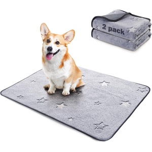 image:imageLOOBANI Washable Pee Pads for Dogs Fast Absorption Reusable Puppy Pads Waterproof Whelping Mats Non Slip Training Pet Playpen Mat for Floor Dog Crate Grey 2 Pack 36 x 36 inStar Grey