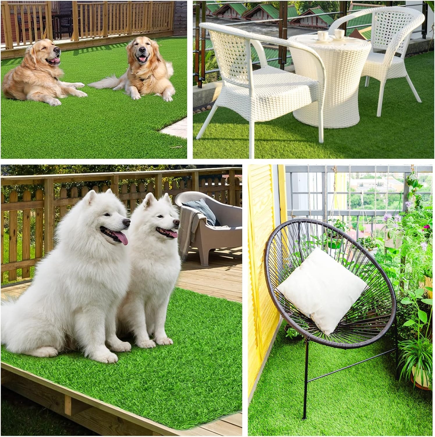 image:imageLOOBANI Dog Grass Pee Pads Artificial Dog Grass Pads for Potty Tray Fake Grass for Dogs to Pee On Outdoor Indoor Pee Grass for Dog Potty 3151 inch5939 inch