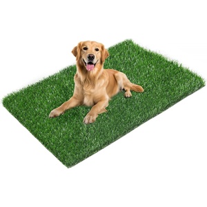 image:imageLOOBANI 332in x 21in Replacement Artificial Grass Puppy Training Pads Quickly Absorbency Portable Dog Potty Grass Fit 35x23in Potty Tray1 Pack437x276