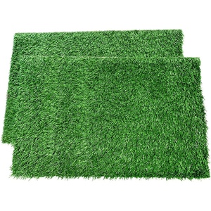 image:imageLOOBANI Dog Grass Pee Pads Artificial Dog Grass Pads for Potty Tray Fake Grass for Dogs to Pee On Outdoor Indoor Pee Grass for Dog Potty 3151 inch1418 inch