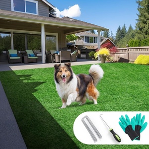 image:imageLOOBANI Synthetic Artificial Turf Artificial Grass for Dog Potty with Drainage Holes Fake Grass Rug for Garden Landscape Balcony Patio Backyard Decoration 3 Feet x 5 Feet6 Feet x 10 Feet