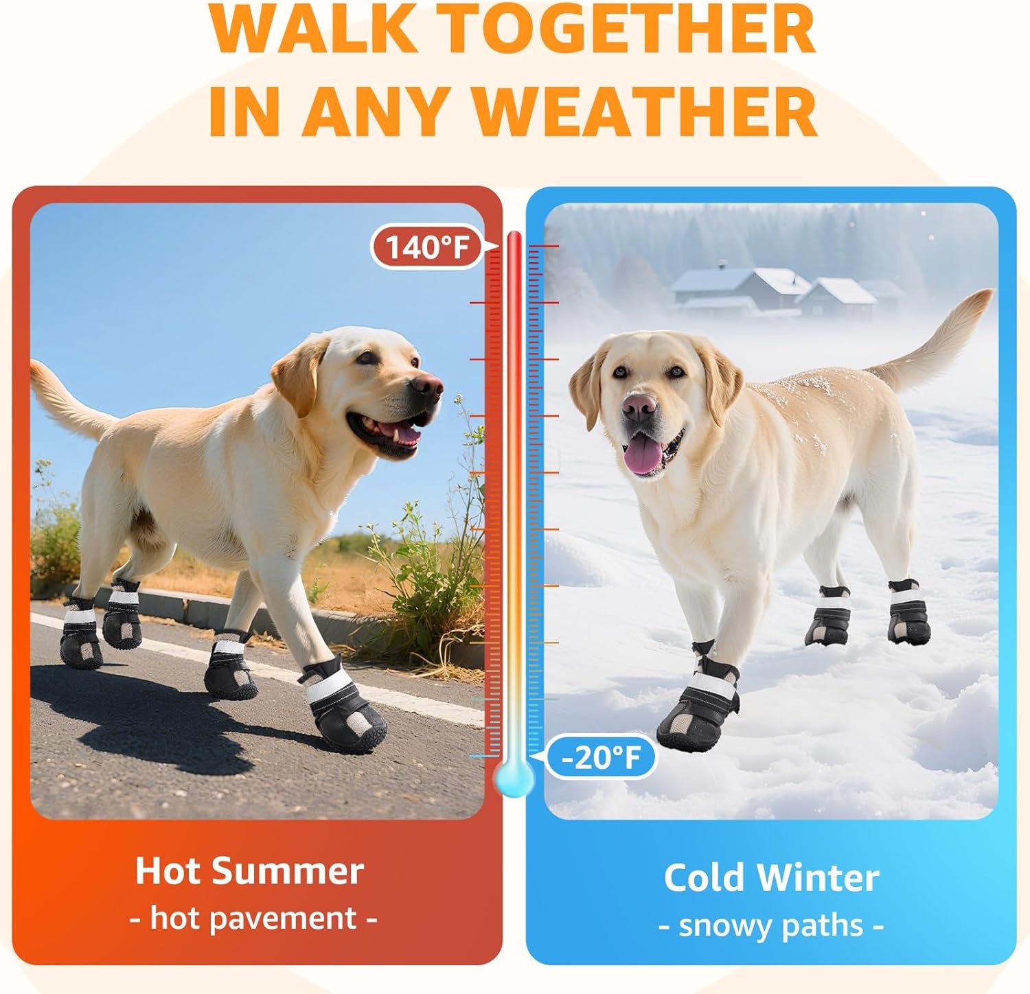 image:imageDog Shoes for Large Small Medium Dogs Breathable Dog Boots for Summer Hot Pavement Paw Protector for Outdoor Walking AntiSlip Rubber Dog Booties for Indoor Hardfloors Size 2