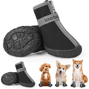 image:imageDog Shoes Small Size Dogs  Small Dog Shoes for Hot Pavement Summer Rain Dog Boots amp Paw Protectors with Reflective Strap for Outdoor Walking Hiking Running Training Size 3