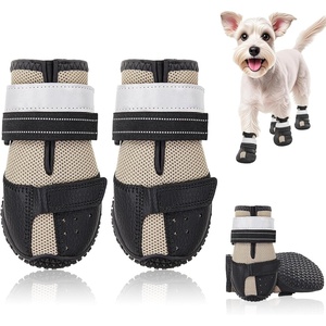 image:imageDog Shoes for Large Small Medium Dogs Breathable Dog Boots for Summer Hot Pavement Paw Protector for Outdoor Walking AntiSlip Rubber Dog Booties for Indoor Hardfloors Size 2