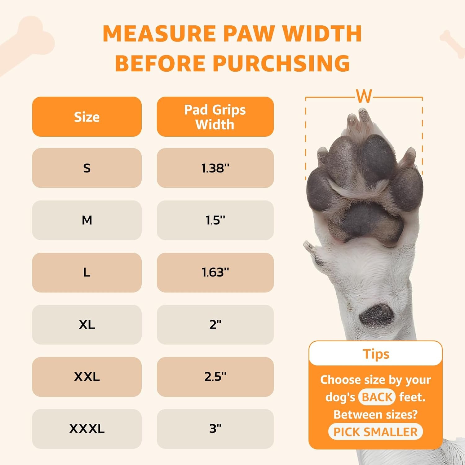 image:imageDog Paw Protector for Senior Dogs AntiSlip Dog Paw Pads for Dogs Traction on Hardwood Floors Paw Grips Stickers with Stronger Adhesive for Slippery Floors XL 12Set48Pcs Style CBlack
