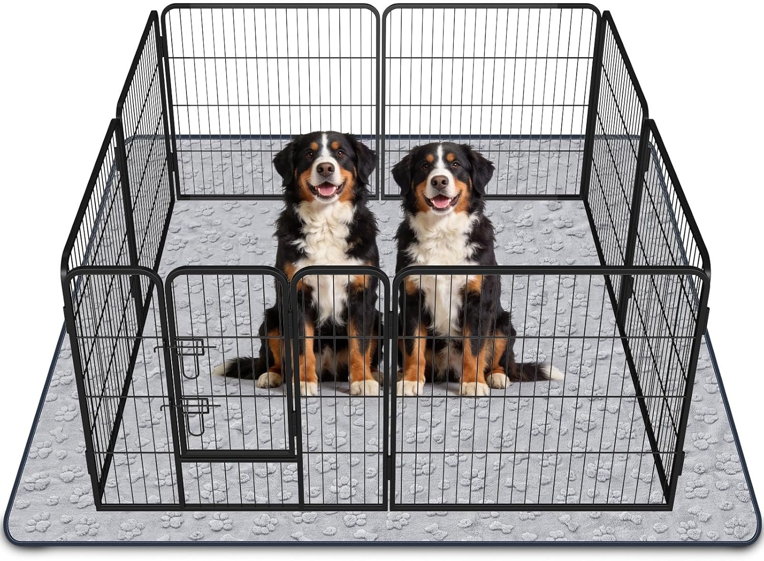 image:imageLOOBANI Washable Pee Pads for Dogs 36x48 2 Packs Extra Large Whelping Pads for Floor Playpen Super Absorbent Reusable Dog Mat Waterproof Puppy Pads for Incontinence HousebreakCrateGrayGrey Dog Element
