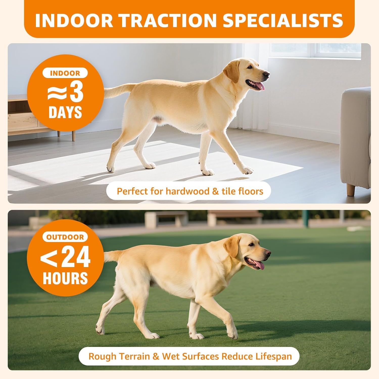 image:imagePaw Pads for Dogs Traction for Senior Dogs Non Slip Sticky Dog Paw Grip Pads Covers AntiSlip Adhesive Dog Paw Pads for Slippery Hardwood Floors to Prevent Slipping While Walking Running