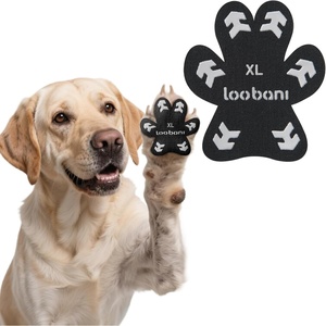 image:imageLoobani Paw Pads for Dogs Traction Anti Slip Dog Paw Grippers for Senior Dogs Walking on Hardwood Slippery Floors  Dog Paw Protector Stickers for Prevent Licking amp Wound Care Easy Using