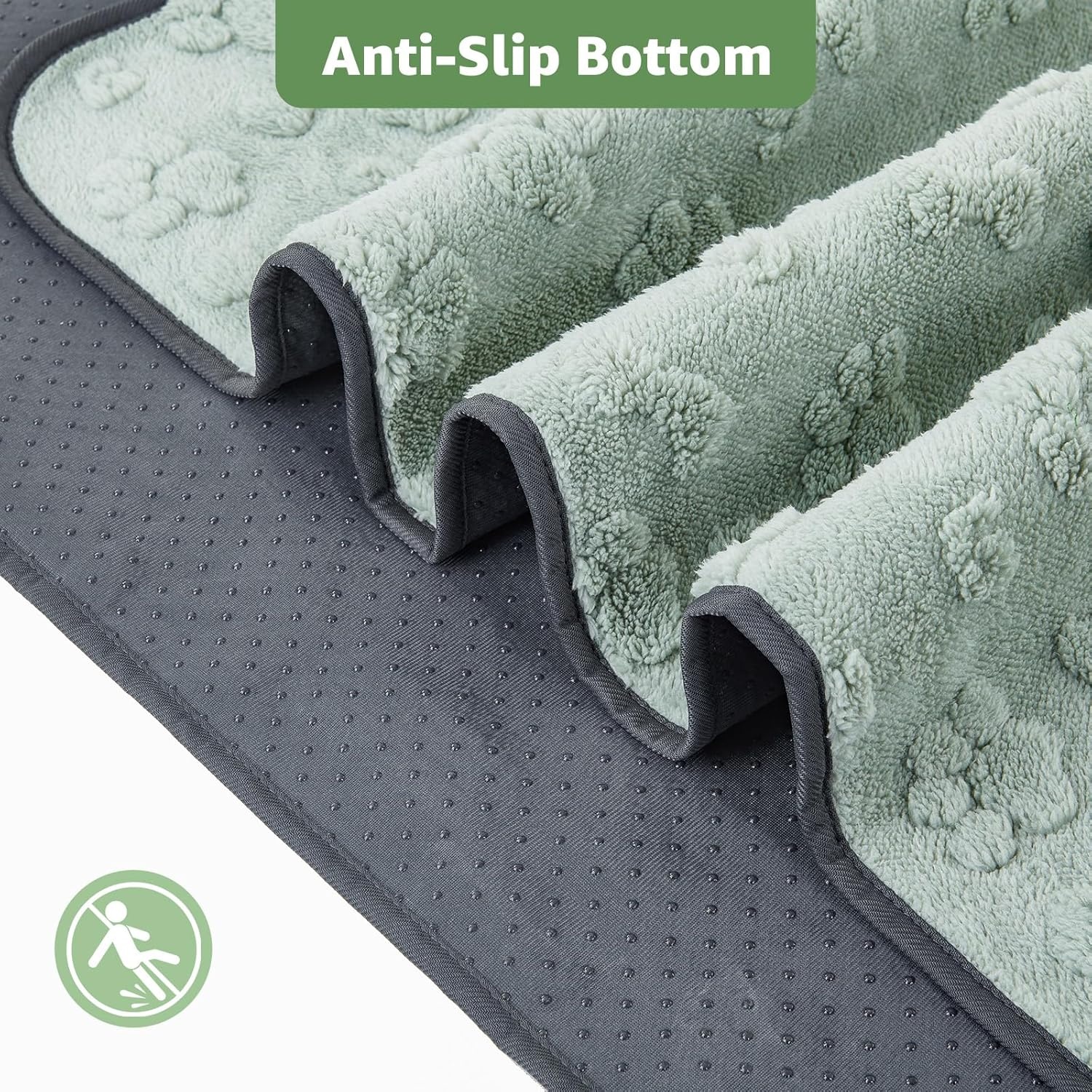image:imageLOOBANI Washable Pee Pads for Dogs 2 Pack Super Absorbent Reusable Puppy Pads Leakproof and Waterproof Dog Training Pads Whelping Pads for Potty Floor Crate Couch Bed and Travel 48x48