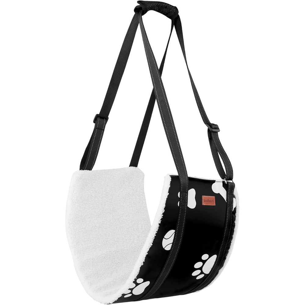 image:imageLOOBANI Dog Lift Harness for Back Legs Portable Dog Sling for Large Dogs Hind Leg Support Comfortable Leg Support Assistance for Elderly Dogs with Hip ACL Brace Senior Injured Medium Black