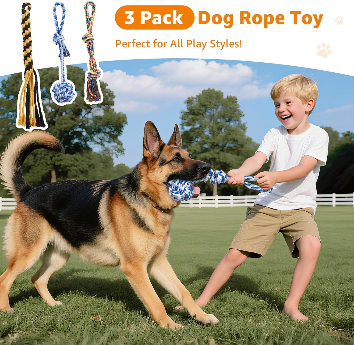 image:imageLOOBANI Outdoor Bungee Tug Toy Dog Toy Hanging from Tree for Small to Large Dogs Interactive Exercise Play Cord amp Tether with Chew Rope Toy Tree Stump Tug of WarBlackMix Colors